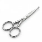 Eyebrow Moustache Nose Hair Trimming Scissors 3.5" Round Tip New. Price: $9.99.