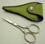Tweezerman Facial Hair Scissors Stainless Round Tip Nose Ear & Brow Trim W/case Used. Price: $25.77.