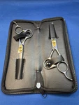 Shearguru Professional Barber Kit /salon Haircut Scissors Cutting Set 6.5"- New. Price: $15.00.