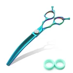 Professional Curved Thinning Shears Dog Grooming Scissors 7.5'' Blue Green Cu... New. Price: $107.33.