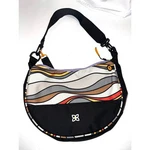 Sherpani Bag Mina Crescent Crossbody Black Multicolor Wave Print Ventura 73 New. Price: $72.00.