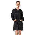 Exttlliy Polyester Fabric Salon Smock Professional Large (pack 1), Black New. Price: $21.77.