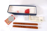New Vintage Light Stones Feng Shui Cure Kit Complete Set 11" Bamboo Flutes. Price: $69.00.