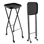 Folding Salon Tray, Trolley, Cart Tattoo Rolling Station-black New. Price: $128.48.
