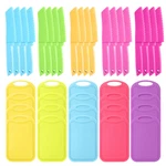 Lanties 40 Pcs Kids Cutting Board And Knife Set Plastic Safe Knives New. Price: $66.09.