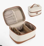 Telena Large Makeup Bag, Travel Toiletry For Women, Vegan Leather Org New. Price: $10.99.