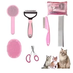 Cat Grooming Brush Kit 6 Tools - Deshedding & Dematting For Long/short Hair, ... New. Price: $25.47.