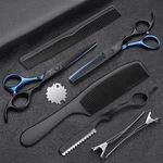 Jason Cutting Scissors Kit - Professional 10 Pcs Black&blue New. Price: $45.82.