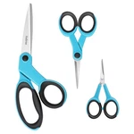 Asdirne Fabric Scissors Set - Sharp Stainless Steel Blade Soft Handles, S... New. Price: $10.31.