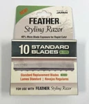 Feather Styling Razor 10 Standard Blades R-type Nib New. Price: $10.70.