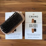 Cremo 100% Boar Bristle Beard Brush With Wood Handle Shape & Groom Set Of 2 New. Price: $14.95.
