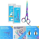6.5 Premium Japanese Stainless Steel Silver Hair Scissors - Professional Grade New. Price: $50.99.