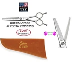 Geib Gator Buttercut Double Sided 40 Thinner Thinning Blending Shear Scissor New. Price: $99.99.