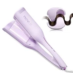 Novus Curling Iron Hair Crimper Waver 1.4 Inch Anti-scald Rovy Waves Lavender Open. Price: $35.68.