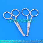 2PC 4.5" Straight + Curved Mustache Nose Hair Scissors W/ Safety Tips New. Price: $7.55.