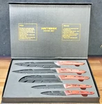Naitesen Japanese Professional Knife Set 5 Pieces High Carbon Steel New In Box!!. Price: $39.95.