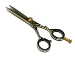 Dog Pet Grooming 6" German Barber Hair Cutting Scissors Shears Gold New Hashir. Price: $13.99.
