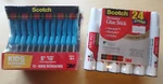 Scotch Permanent Glue Sticks Pack Of 24 + 12 Blunt Tip Kids Scissors New. Price: $29.00.