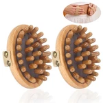 Papipapiqiao 2PCS Meridian Massage Brush,gua Sha Tool,body Natural Beech New. Price: $20.99.