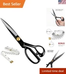 Fabric Scissors Professional 10 Inch Heavy Duty For Leather Sewing Shea New. Price: $25.69.