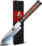Shan Zu 3.75 Inch Japanese Paring Knife, 9 Layers 10CR15MOV High Carbon Steel Sm New. Price: $45.79.
