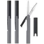 Plus Pen Style Compact Twiggy Scissors With Cover, 3-PACK Charcoal New. Price: $31.67.