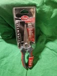 Clauss 18039 8" Titanium Snips Wire Cutter Spring-assist Serrated Blades New. Price: $12.95.