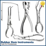 Dental Rubber Dam Endo Brinker Clamps Brewer Forceps Ivory Stoke Instruments Kit New. Price: $58.55.