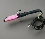 Mannice 3 Ceramic Curling Iron Hair Waver Crimper Wand Pink 1 Barrels Used. Price: $19.99.