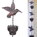 8.5FT Hummingbird And Cup Chain Outdoor Decorative Gutter Drain Rai... New. Price: $39.12.