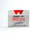 100 Pcs Feather-cut Special Stainless Platinum Coated Edge Razor Blades Hair New. Price: $34.50.