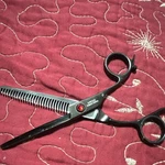 Kamisori Black Diamond K-207T 5.5IN Cobalt Thinning Shears Finger Rest Used. Price: $100.00.
