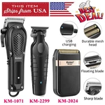 Kemei Professional Hair Clippers For Men, Cordless Barber Trimmer Rechargeable New. Price: $48.21.