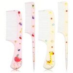 Giantree 4PCS Baby Hair Comb, Kids Brush Set For Girls Boys, Cute Style New. Price: $9.70.