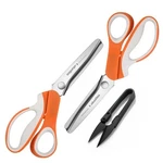 Galadim Pinking Shears Set (pack Of Pcs, Serrated & Scalloped Edges) GD-012-Q New. Price: $23.84.