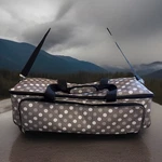 Luxja Carrying Bag Compatible With Cricut Diecut Machine, Camera/ Lens Organizer Used. Price: $47.00.