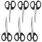 Scissors All PURPOSE,6 Inch Set Of 6,COMFORT-GRIP Handles Sharp Poin... New. Price: $17.09.