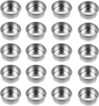 Uonlytech 20PCS Tea Light Tins Cups Metal Case 4X4X1.8CM, Silver New. Price: $21.31.