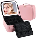 Makeup Bag With Mirror Partitionable Professional Organizer Large ... New. Price: $36.25.