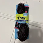 Brand New Expressions Detangle & Style Oval Cushion Brush 2 Pc Set All Hair Type. Price: $26.00.