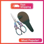 Youguom Crafting Scissors, 5.3IN Sharp Multipurpose Fabric With Sheath, New. Price: $16.93.