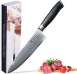 Wakoli Mikata Damascus Chef Knife With Sharp 8-INCH Blade Made Of 67 Layers Genu Open. Price: $74.99.
