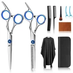 Cutting Scissors Kits, 10 Pcs Stainless Steel Hairdressing Shears Set Profe New. Price: $13.99.