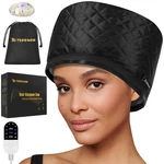 Tepenar Hair Steamer For Deep Conditioning: Upgraded Heat Cap Standard, Black New. Price: $41.99.