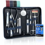 Manicure Set Women And 12-PIECE Professional Grooming Kit With Premi New. Price: $70.46.