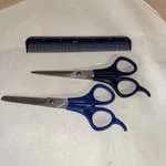 Goody 22557 6.5 Inch Hair Cutting Shears And Tooth Thinner Comb Used. Price: $21.99.