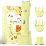 Risina Bikini Trimmer For Women Shaver, Wet/dry 2-IN-1, Yellow New. Price: $28.86.