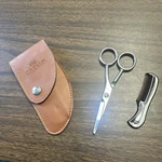 Cremo High Quality Steel Beard Shears 1.25" Blade & Mini Case Scissors Brush Used. Price: $7.99.