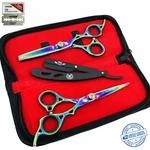 New Japanese 6" Hair Cutting Styling Thinning Shears Scissors Set + Razor. Price: $49.99.
