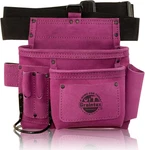 5 Pocket Suede Leather Tool Belt/bag Purple Multipurpose F New. Price: $61.77.